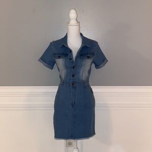 Denim dress